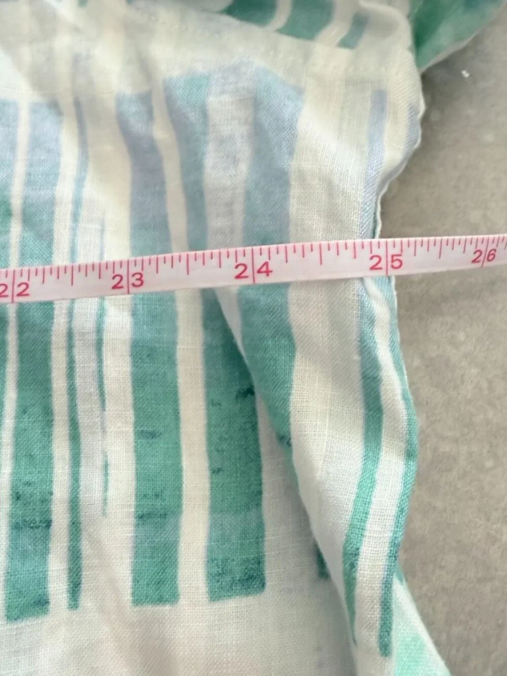 Tommy Bahama 100% Linen Coastal Stripe Button-Down Shirt – Size XL